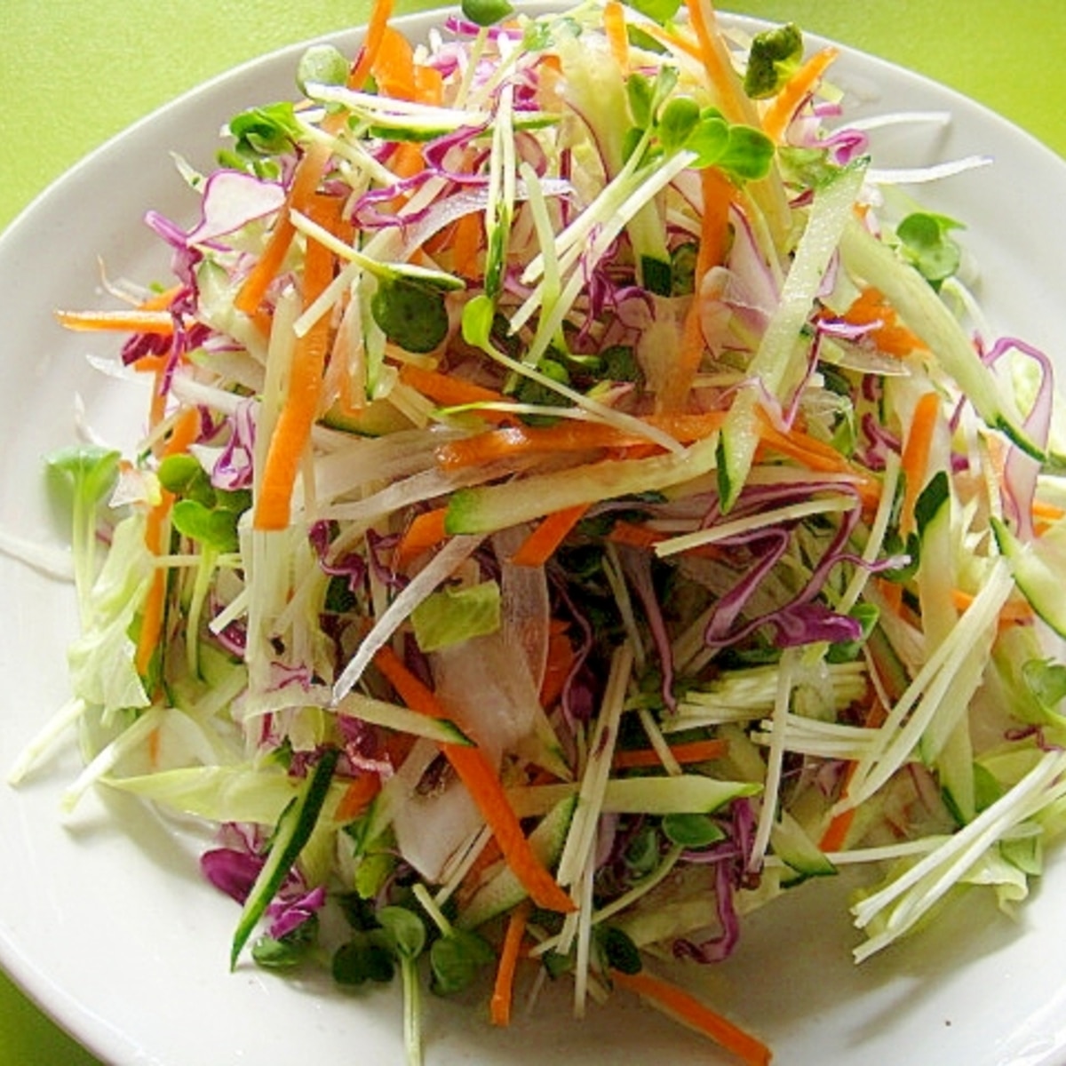 てんこ盛り 千切り野菜のサラダ レシピ 作り方 By Mint74 楽天レシピ てんこ盛り 千切り野菜のサラダ レシピ 作り方 By Mint74 楽天レシピ